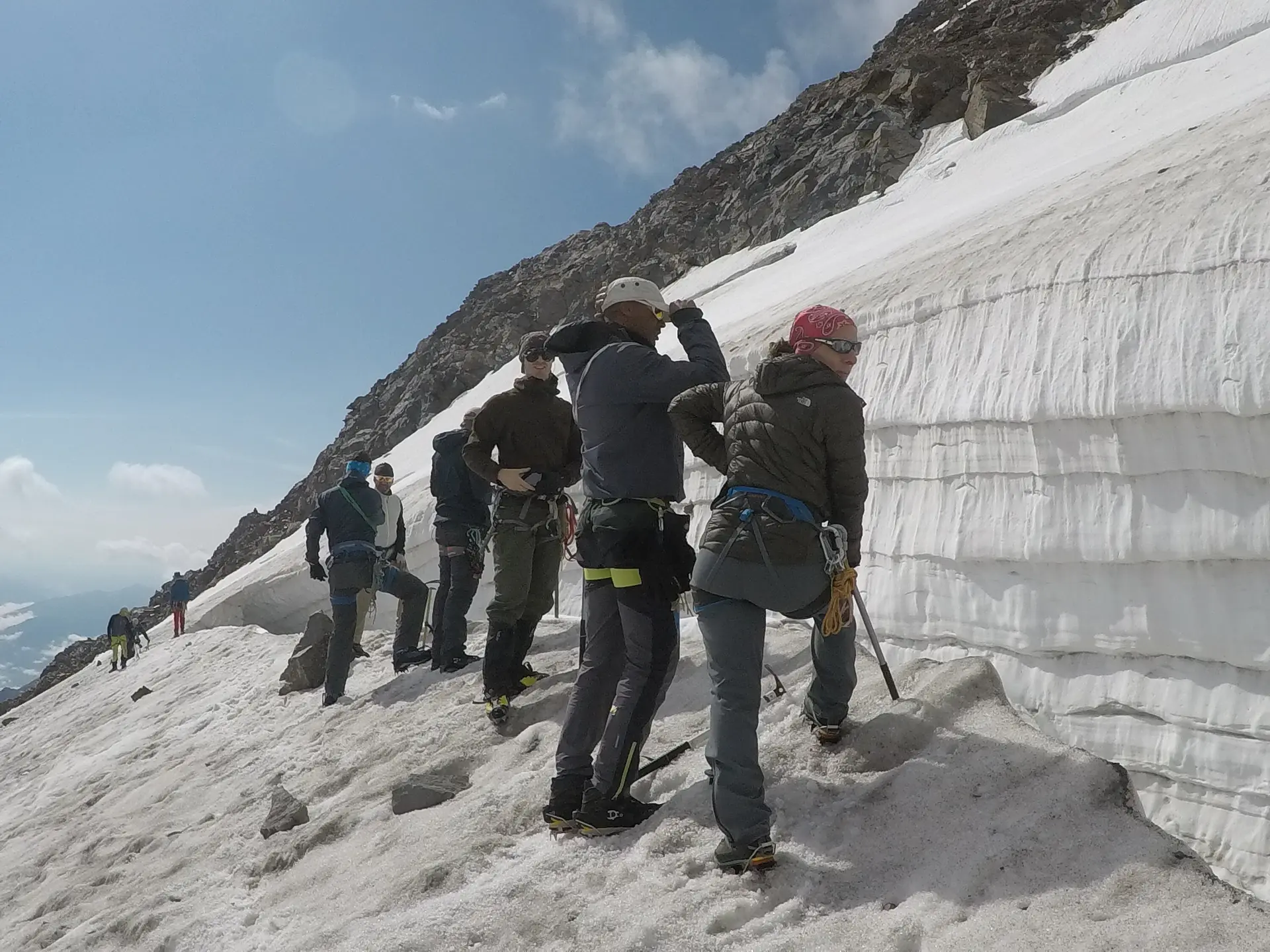 An der großen Spalte | © DAV/Sektion Paderborn