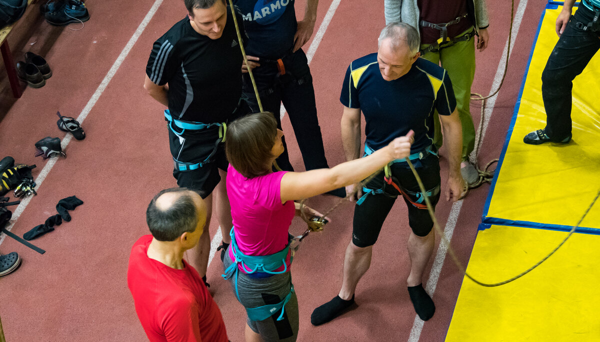 Klettern im Ahorn Sportpark | © DAV/Sektion Paderborn