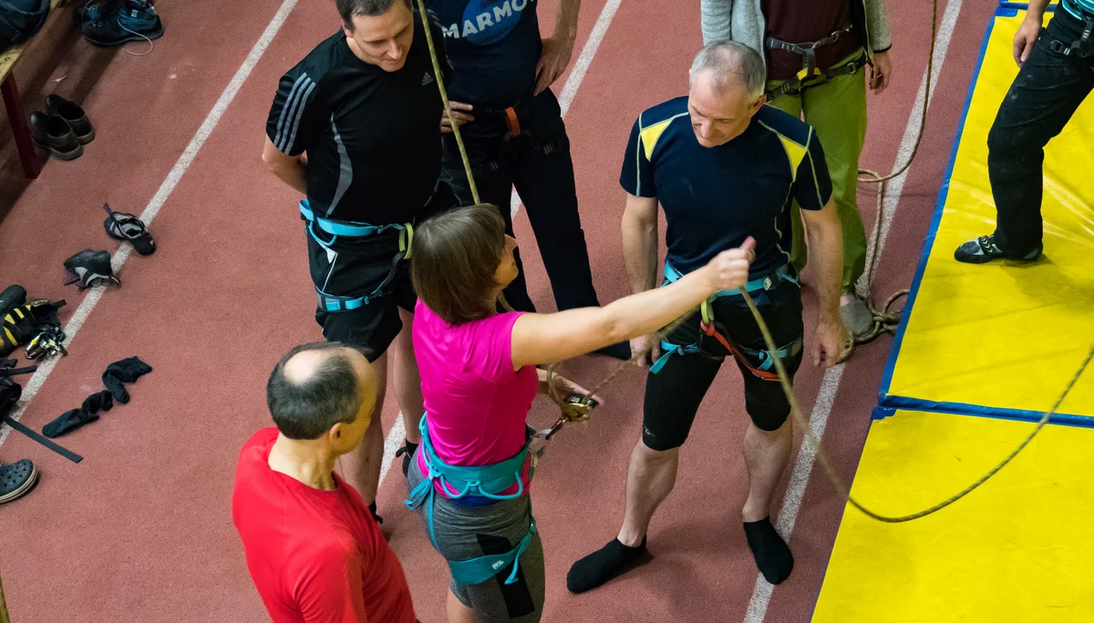 Klettern im Ahorn Sportpark | © DAV/Sektion Paderborn