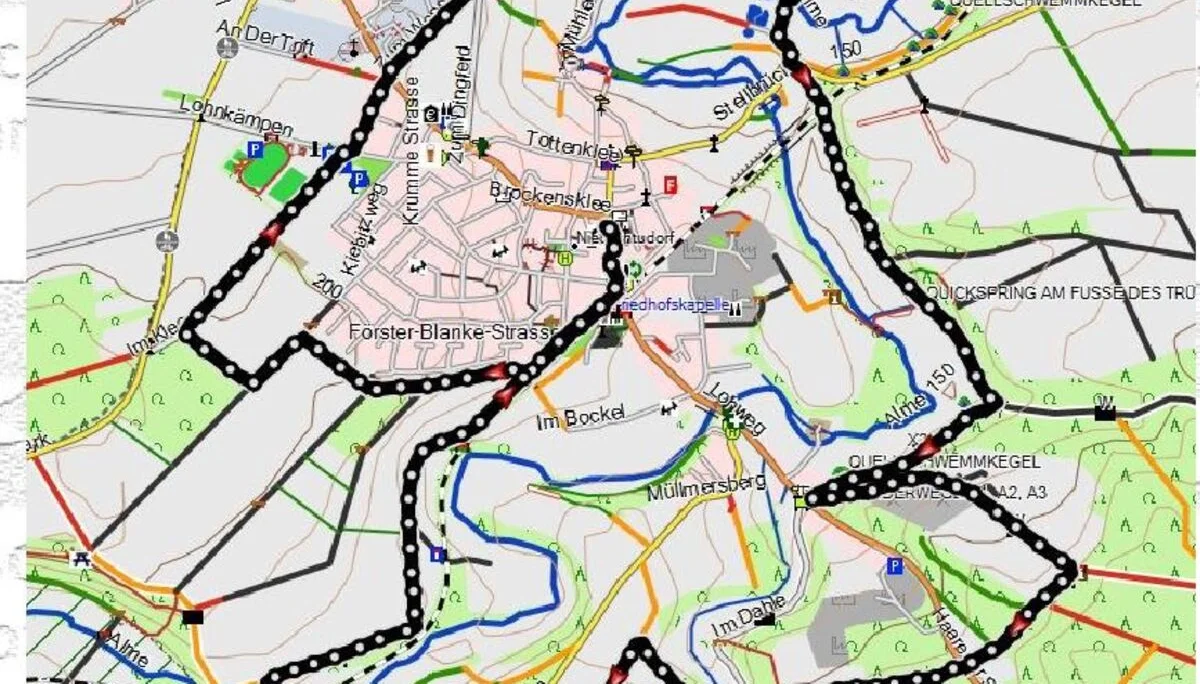 Strecke | © Reinhard Kockmann, DAV Paderborn