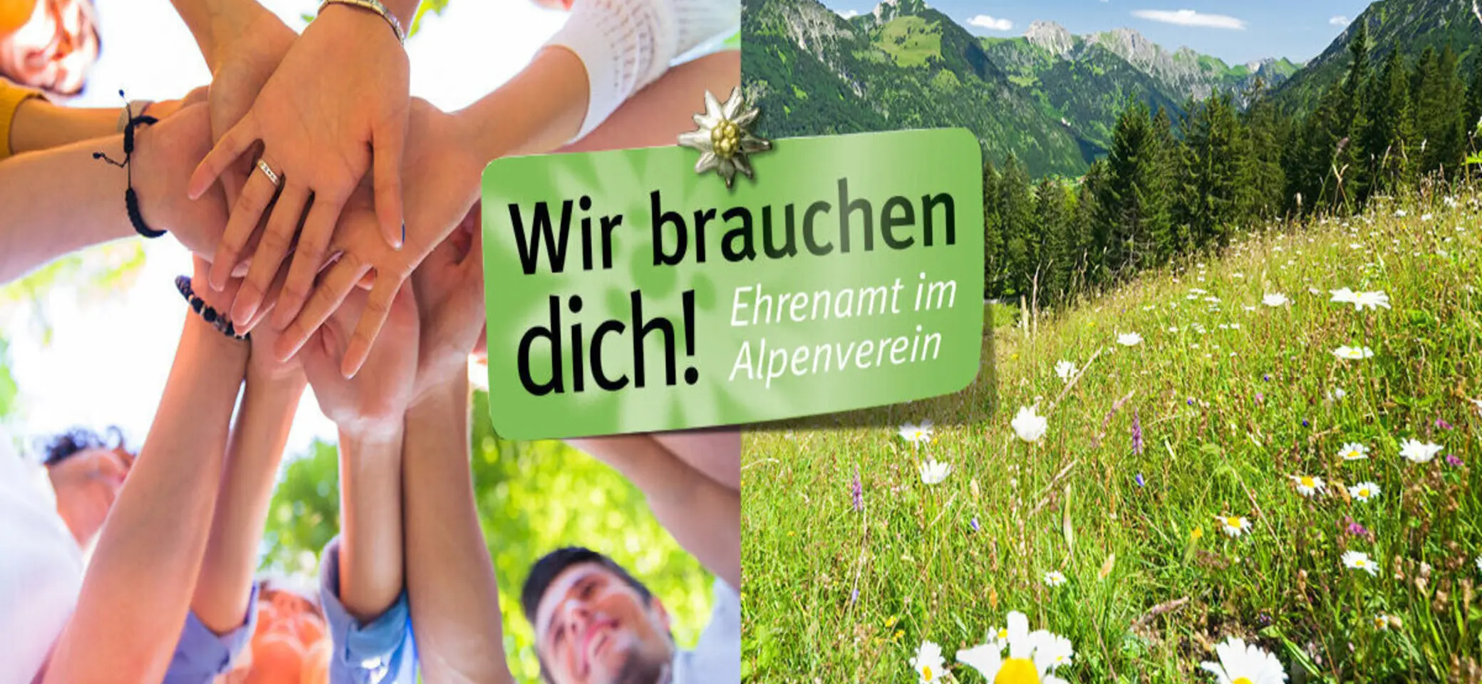 Bildmotiv "Ehrenamt: Wir brauchen Dich" - Imagefoto | © DAV